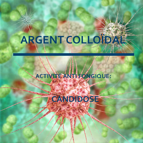 Argent colloidal candidose