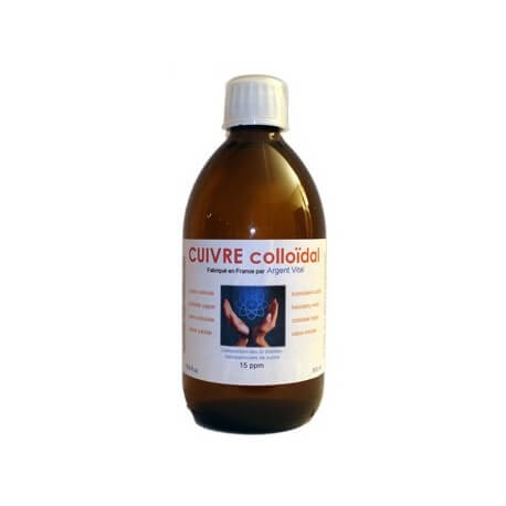 Cuivre colloidal en flacon 500ml 